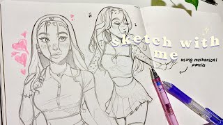 Sketch with me chill 🍥💕 [upl. by Chelsae]