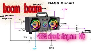 4558 IC circuit diagram HD2023 [upl. by Kurys310]