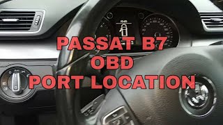 🚗 Volkswagen Passat B7 OBD2 Diagnostic Port Location 🔧 [upl. by Lemieux]