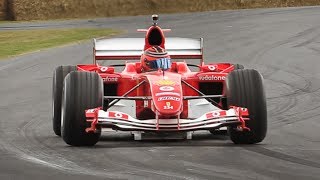 Ferrari F2004 F1 ex Schumacher in Action 30L V10 Engine Melody [upl. by Alcock141]