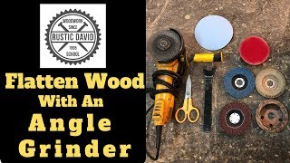 How to use Your Angle Grinder on Wood [upl. by Llenyl]