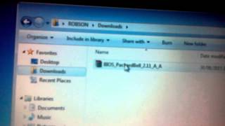 How to upgrade bios packard bell [upl. by Jesh566]