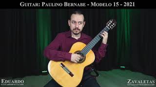 2021 Paulino Bernabe M15 spruce classical guitar [upl. by Armand619]