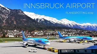 INNSBRUCK PLANESPOTTING 2019  ONE OF THE MOST SCENIC AIRPORTS [upl. by Malda]