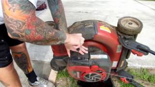 Craftsman 675 Mower Blade Replacement [upl. by Borras]