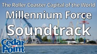 Cedar Point  Millennium Force Station Soundtrack [upl. by Nosle]