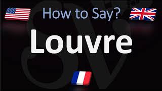 How to Pronounce Louvre  Paris Museum Pronunciation Native Speaker [upl. by Tracy]