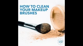 How to clean your makeup brushes [upl. by Ayekam]