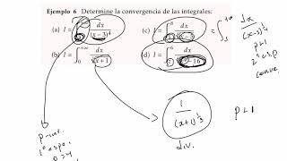 Cálculo 2 Criterios de convergencia para integrales impropias [upl. by Zehe]