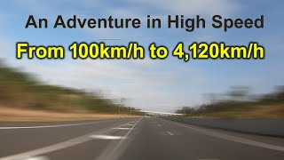 A Visualisation of Speed  From 100kmh to 4120kmh [upl. by Aelem]