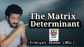 Determinant of Matrix The Matrix 3 Freshman Mathematics tutorial in amharic [upl. by Paymar]