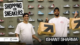 ISHANT SHARMA shops for Sneakers  Powered by CREDclub [upl. by Akeenahs]