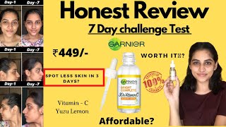 Garnier Vitamin C Serum Review 3 Day Challenge Review [upl. by Tormoria387]