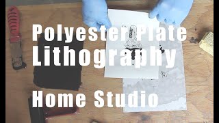 Polyester Plate Lithography Home Studio [upl. by Ahseiyt]