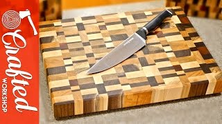 End Grain Cutting Boards from Scrap Wood HowTo [upl. by Lyram]