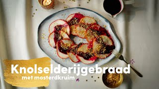 Vegetarisch gerecht knolselderijgebraad – kerstrecepten  Allerhande [upl. by Omrelliug]