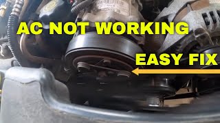 AC compressor NOT workingEASY FIX [upl. by Fitzger]