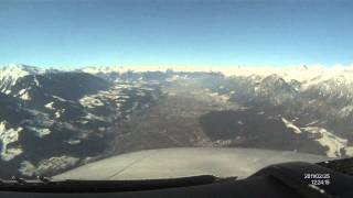 ✈Innsbruck Airport  Approach amp Landing Cockpit View [upl. by Ivah532]