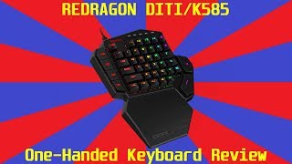 Redragon DITIK585 One Handed Keyboard Review [upl. by Page]