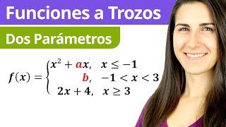 CONTINUIDAD de Funciones a TROZOS con DOS PARÁMETROS 📉 🆎 [upl. by Hite]