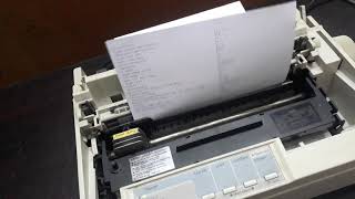 Epson LXLQ 300 LXLQ 300 LXLQ 300ll Printer Print Direction Setting Change [upl. by Rutledge]