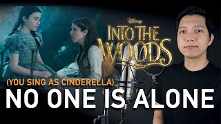 No One Is Alone Baker Part Only  Karaoke  Into The Woods [upl. by Meadows]