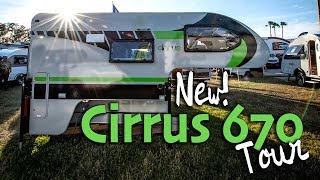 Cirrus 670720 Tour The new lightweight short bed truck camper [upl. by Freiman]