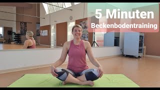 5 Minuten Beckenbodentraining [upl. by Weinshienk]