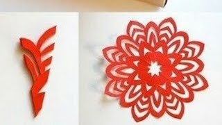 Paper Snowflake Tutorial  Learn How To Make Snowflakes In 5 Minutes [upl. by Charin]