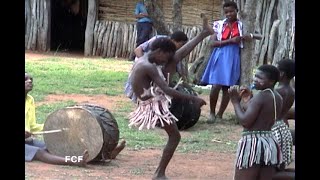 Zulu traditional dances by teenagers in a small Zulu village [upl. by Domash450]