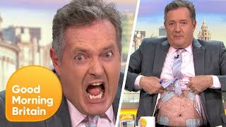 Piers Endures the Pain of Childbirth  Good Morning Britain [upl. by Ainalem155]