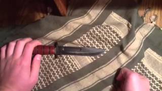 Kabar short usmc comparisonreview [upl. by Acinej]