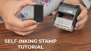 How to ReInk SelfInking Stamps [upl. by Meesan58]