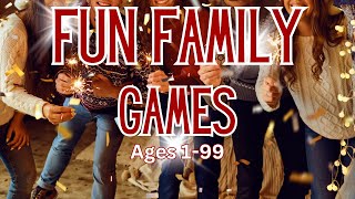 FAMILY CHRISTMAS PARTY GAMES  FUN AND HILARIOUS GAMES FOR ALL AGES [upl. by Nimesh]