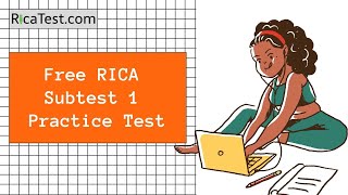 RICA Subtest 1 Practice Test Guide [upl. by Katleen]