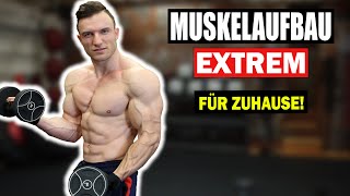 Oberkörper Workout für Zuhause mit Kurzhanteln  20 Minuten [upl. by Johppa]