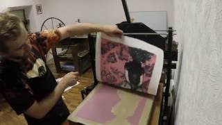 Colour lithography printing [upl. by Arlette61]