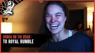 Ronda on the Road  WWE Royal Rumble [upl. by Yddur]