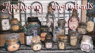 HALLOWEEN DIY DECOR  Apothecary Bottles amp Magical Ingredients [upl. by Roze188]