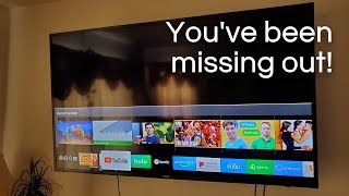 How to Enable the Secret Samsung Smart TV Dark Mode [upl. by Shelba]