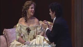 Verdi La Traviata  Renée Fleming Rolando Villazón Conlon 2006 English subtitles Full Opera [upl. by Oriane]