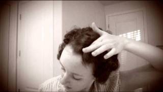 1920s Flapper Hairstyle Tutorial [upl. by Ahsael]