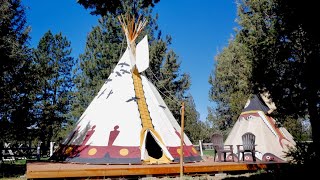 Nomadics Tipi Makers  Campground Teepee Model [upl. by Catharina]