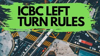 ICBC Left Turn  How To Turn Left at Traffic Lights canada vancouver howtodrive driverslicense [upl. by Ruenhcs]