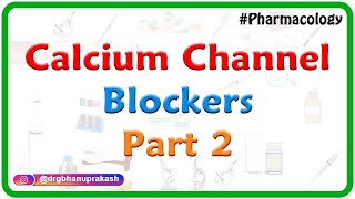 Calcium Channel Blockers Part 2  CVS pharmacology  Dr Rajesh Gubba [upl. by Nawor]