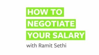 How to Negotiate Your Salary with Ramit Sethi [upl. by Doownelg]