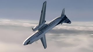 Partnair Flight 394  Crash Animation [upl. by Seagraves231]