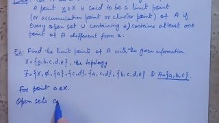 Limit Points In Topology Introduction to topology [upl. by Morie627]