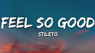 Stileto  Feels So Good Lyrics feat Luke Baker [upl. by Alahcim877]