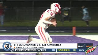 Undefeated 1 Waunakee falls to 2 Kimberly [upl. by Eicram]